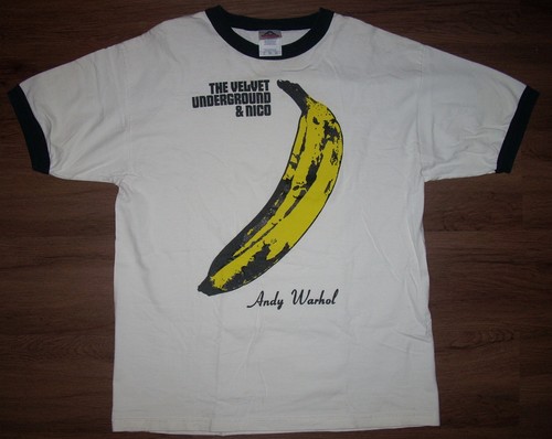 Vtg THE VELVET UNDERGROUND & NICO Ringer Tee T-Shirt X-LARGE Warhol Banana XL - Picture 3 of 11