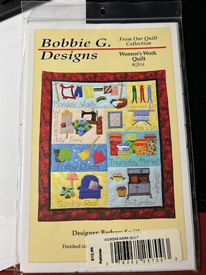 Quilt Collection Pattern WOMEN'S WORK from Bobbie G. Designs
