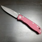 Gerber Air Ranger Pocket Knife Red Aluminum Handle straight Edge Blade New