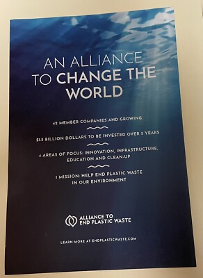 Ad   for Alliance  To Change the World   End Plastic Waste Ad#24522