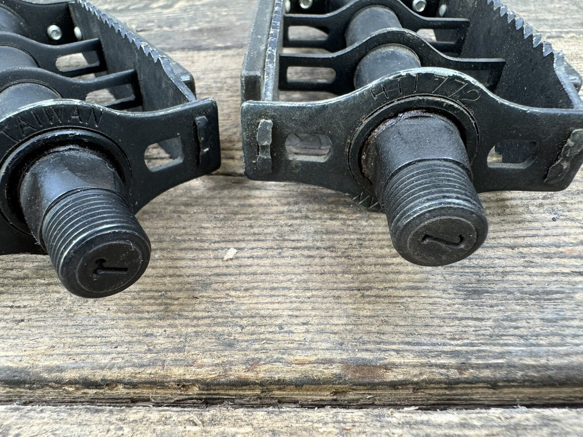 HTI 772 Bmx Rat Trap Pedals 9/16” Vintage Old School Bmx | eBay