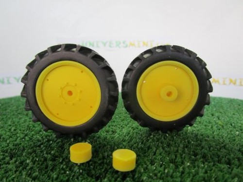 Kit Jumelage De Roues Arrière Artisan32 - 60 Mm Jaune - Échelle 1/32 (ART04268_J)