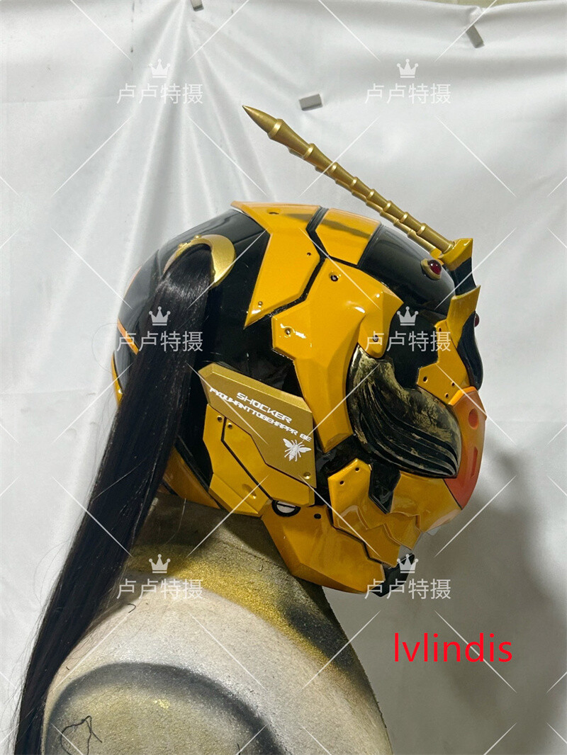 Anime Shin Kamen Rider Wasp Woman 3D Printing Cosplay Mask Helmet