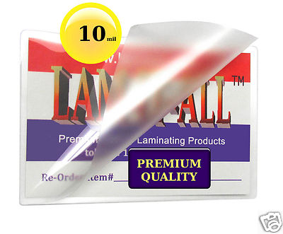 LAM-IT-ALL Laminating Pouches 2-3/8 x 3-5/8 Drivers License [500/pack] 10 Mil 