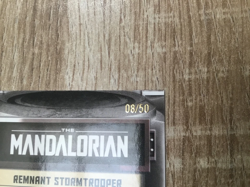 STAR WARS TOPPS MANDALORIAN SAISON 1 ET 2.  REMNANT STORMTROOPER MATRICULE 08/50 - Photo 3/3