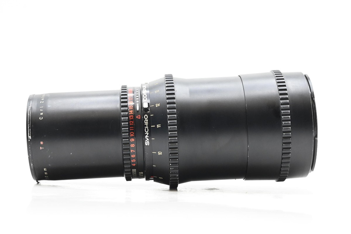 Hasselblad 250mm f5.6 Zeiss Sonnar C T* Lens Black *Read Hasselblad 250mm f5.6 Zeiss Sonnar C T* Lens Black *Read