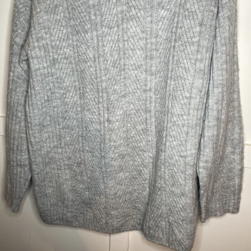 Suéter Isabel Maternity Para Mujer Talla M Gris Cuello Tortuga Manga Larga Elastizado Foto 2 de 4