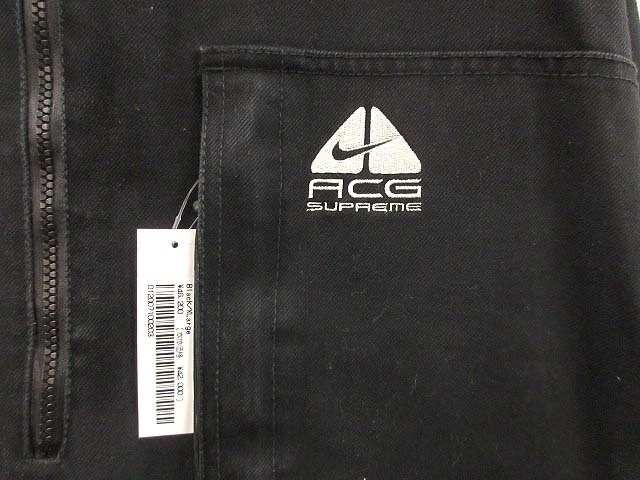Supreme NIKE ACG Denim Pullover Black Denim Pullover Jacket Supreme NIKE ACG Denim Pullover Black Denim Pullover Jacket