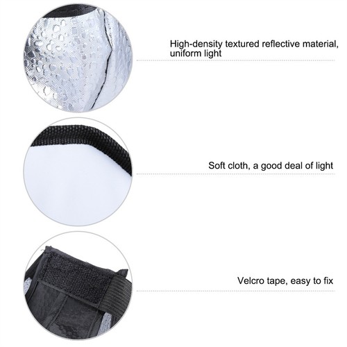 20cm Foldable Soft Flash Light Diffuser Softbox Cover Photography Flash Kit - Picture 9 of 10