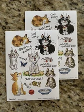 Suzy's Zoo Stickers: 2 Sheets Cats