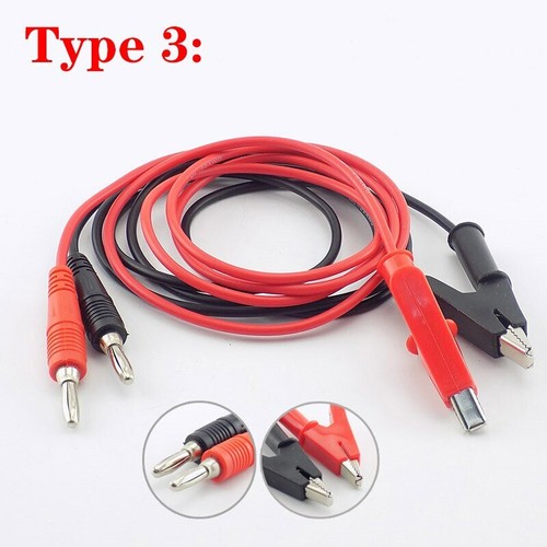 Premium Test Leads Double-ended Alligator Clip Crocodile Clamp High Voltage Wire - Picture 11 of 14