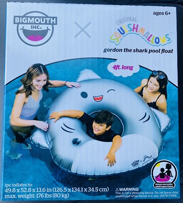 Bigmouth Squishmallows Inflatable Ring Pool Float w/ Built-In Cupholder