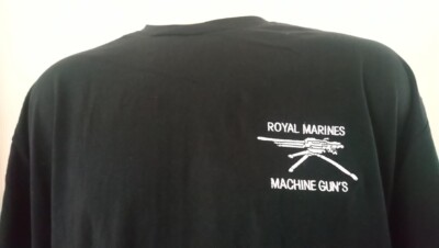 ROYAL MARINES MACHINE GUN`S T-SHIRT