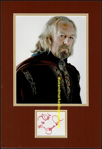 Bernard Hill Lord Of The Rings Theoden King Of Rohan Autograph Signed UACC RD 96