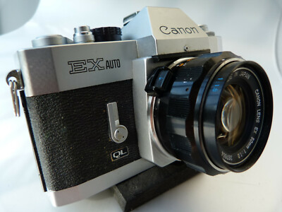 VINTAGE Canon Auto EX QL 35mm SLR Film Camera,CANON EX 50/1.8 lens
