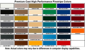 1/4" x 36 ft Premium Cast 2 mil Vinyl Pinstripe Tape Roll 40 Colors