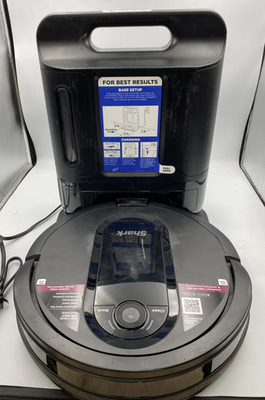 #ad Shark RV1001AE IQ Self Empty Robot Vacuum WiFi App Control Black $49.95