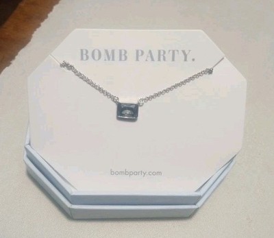Bomb Party NWT 3471,Much Obliged,Rainbow Topaz,Rhodium Plating,Free Shipping