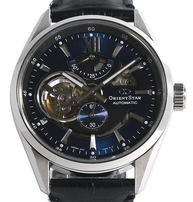 Orient Star men's skeleton watch RK-AV0006L Black Dial Tested Japan Used F/S