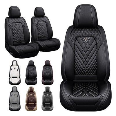 Car Seat Covers Fit for Lincoln Nautilus Non-Slip Nappa Leather Seat Covers