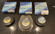 Cortland Spectron Fishing Line Lot Black Spot 5 New 1 Used Spools