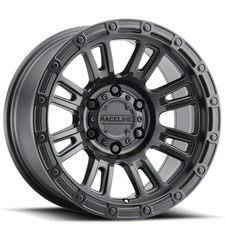 17x9 Raceline Wheels 956b Compass Satin Black Off-road Rims 4pcs 17x9 Raceline Wheels 956b Compass Satin Black Off-road Rims 4pcs