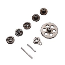1X(8pcs Gear Steel Hardened Rc Gear Kit for FMS FCX24 1/24 RC Car Upgrade2302