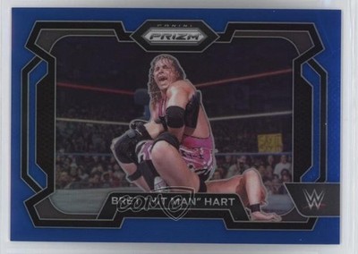 2024 Panini Prizm WWE Blue Prizm 158/199 Bret Hart Bret Hit Man Hart #26 1i3k
