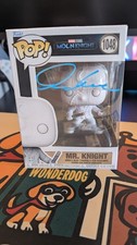 Oscar Isaac Signed Moon Knight Mr Knight Marvel Funko Pop #1048 SWAU COA 