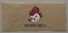 Original Vintage 1974 Raggedy Ann Cute Rag Doll Mini Iron On Transfer