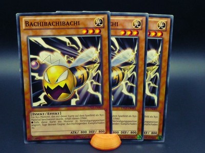 Yugioh Playset 3x Bachibachibachi LTGY DE001/ Common/ Near Mint/ Deutsch