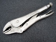 Vintage Petersen Vise Grip 10WR Curved Jaw Locking Pliers Dewitt USA