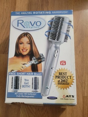 REVO Anti Tangle System Hair Styler Rotating Hairbrush  RevoStyler