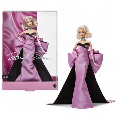 Marilyn Monroe Barbie Signature Collectible Doll, Wearing Iconic Pink Dress