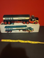 Vintage 1977 Original Hess Toy Truck Gasoline Fuel Oil Tanker w/ Box