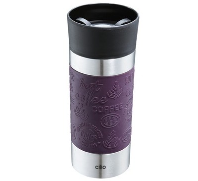 Isoliertrinkbecher cilio VIAGGIO DH 8x19 cm lila