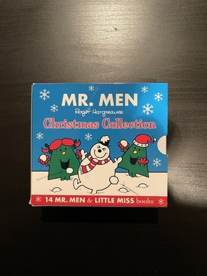 Little Miss&Mr Men Christmas 14 Books Collection Slipcase Box Set - Brand New 