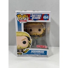 Funko Pop Heroes Justice League Aquaman 464 Target Exclusive - Damaged Box