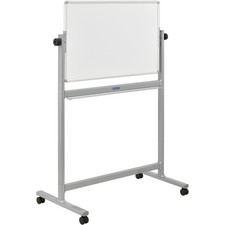 Mobile Reversible Magnetic Whiteboard 36"W X 24"H