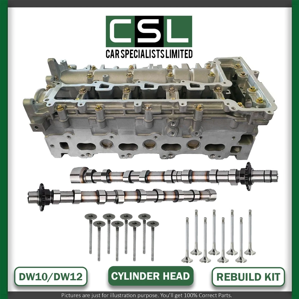 CITROEN BOXER 2.0 & 2.2 D BARE CYLINDER HEAD IN EX CAMSHAFT KIT DW10 DW12 EURO-6 - Image 2 of 4