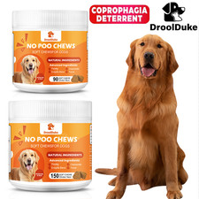 No Poo Chews for Dogs - Coprophagia Deterrent Stop Eating Poop Chicken Flavor