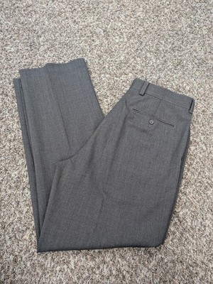 J. Crew Classic Fit Wool Blend Suit Pants Dress Pant Gray Men 34/30 (Tag 35)