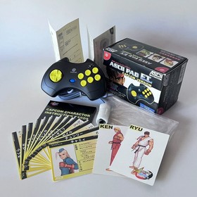 SEGA Dreamcast ASCII PAD FT Special CAPCOM ASC-1301M Black Complete Box Unused