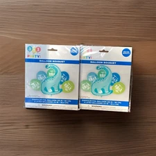 Lot Of 2 New Brontosaurus  Foil Birthday Party Balloon Helium Quality Fill Kids