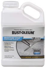 Rust Oleum Moisture Stop Sealer For Concrete Floors 1 Gallon Prevents Moistur...