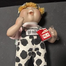 Danbury Mint "Got Milk?" Cabbage Patch doll 9.5
