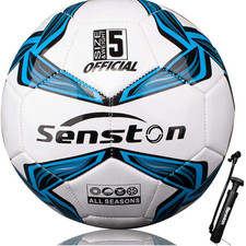 Fußball mit Pumpe Soft-Touch Größe 4 5 Ras...