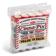Cinna-pix Cinnamon Toothpicks Tubes 10 Pack