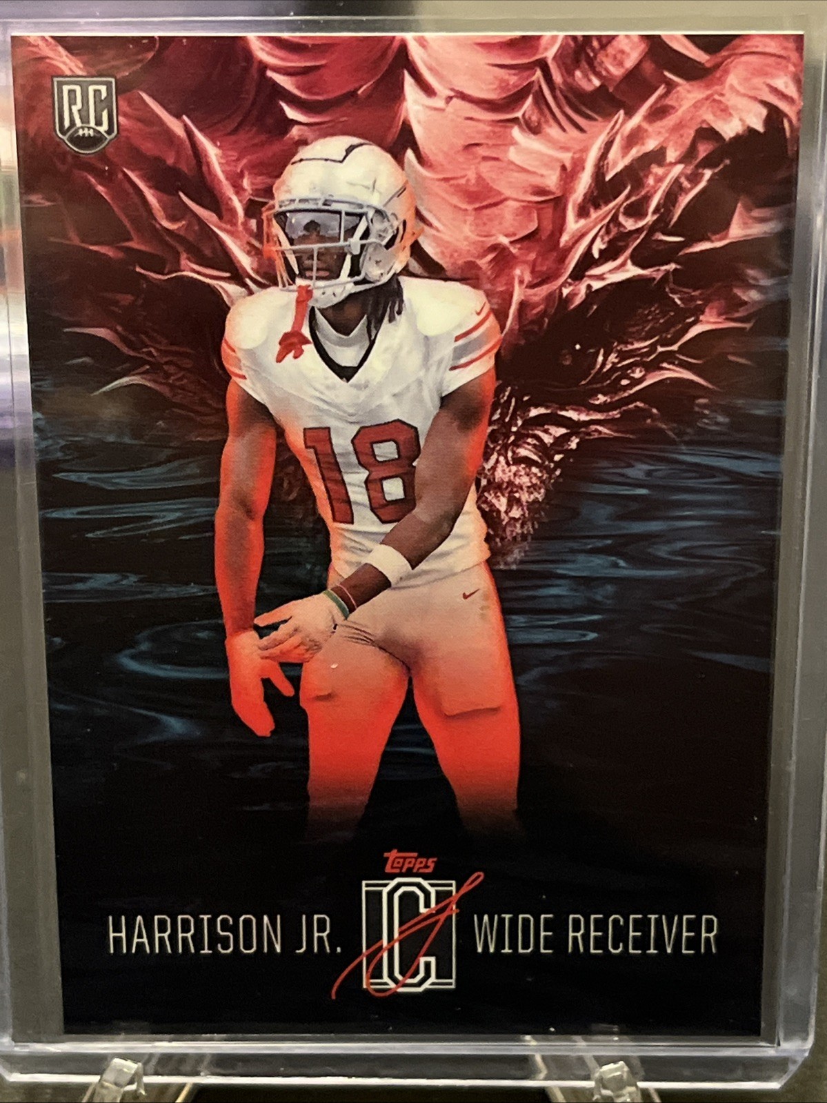 2024 TOPPS SIGNATURE CLASS #L-12 MARVIN HARRISON JR RC LEVIATHAN! AZ CARDINALS!