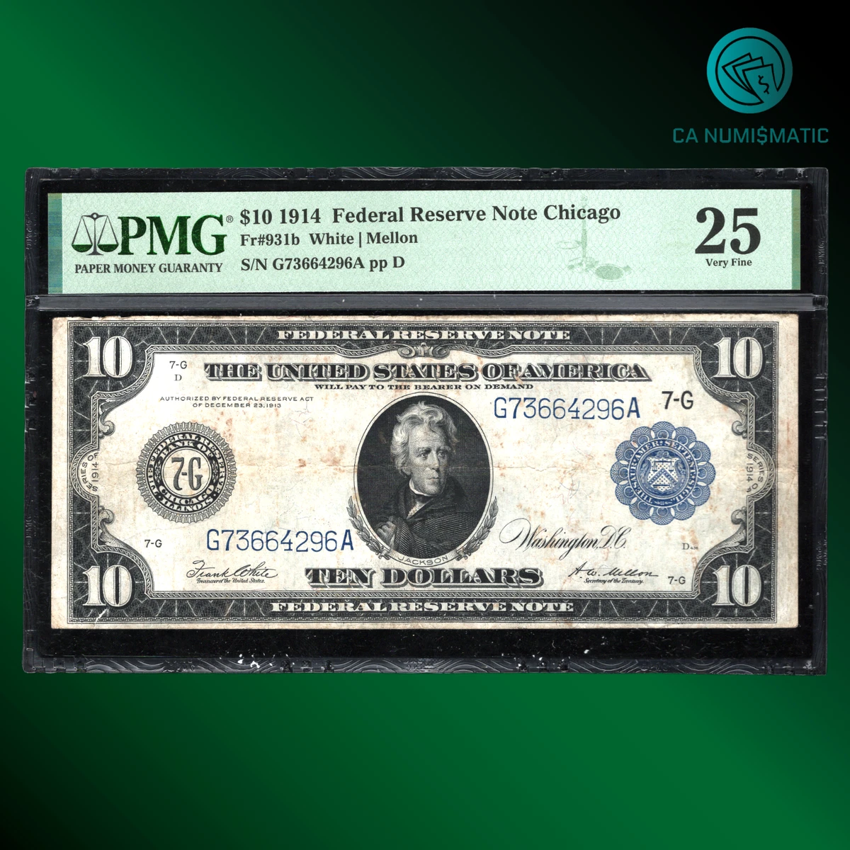 激レアG-RAP FATAL FRESH CURRENCY $10 US Federal Reserve Large Notes for sale | eBay